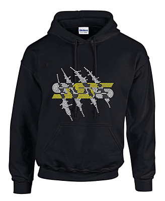 SSS Logo Rhinestone Hoodie