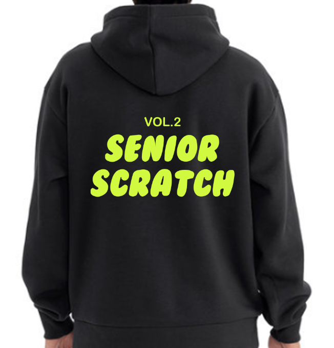 Senior Scratch Puff Pocket Hoodie